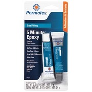 Permatex Permapoxy 5 Minute General Purpose Clear .6oz Tubes, carded 84201